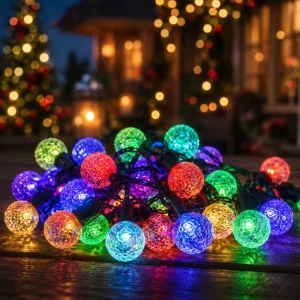 Supplier Outdoor Patio Lights with G40 String Lights and App Remote Control for Backyard Holiday Decor Lighting Set