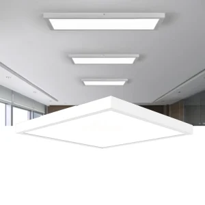 Surface Mount LED Flat Panel Light 40W 50W Flicker Free High CRI 95 5 Year Warranty CCT Tunable