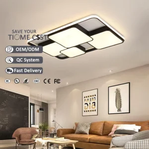 Surface Mounted Acrylic LED Ceiling Light for Dining Room Bedroom Kitchen and Bar