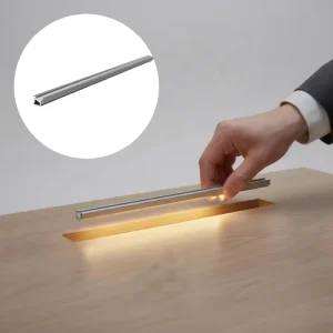 Surface-Mounted Dimmable LED Profile Light with Plastic Shade for Kitchen Cabinets and Display Cases, YB1011-24