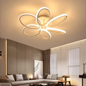 Surface-Mounted Flush-Mount LED Ceiling Light for Bedroom