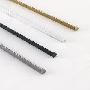 Surface Mounted LED 8×8 Aluminum Cabinet Light Strip PC Material Dimmable Touch Control CRI 90 Grey
