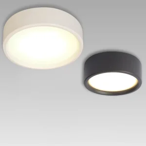 Surface Mounted LED Panel Ceiling Light Fixture Flat Flush Mount Downlight Lamp for Closet Hallway Stairs Bathroom Basement