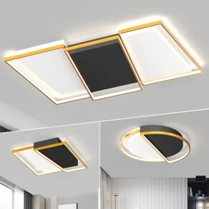 Surface-Mounted Round or Square LED Ceiling Lamp
