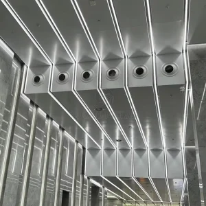Suspended Aluminum Strip Ceiling for Indoor Metal Ceiling Design