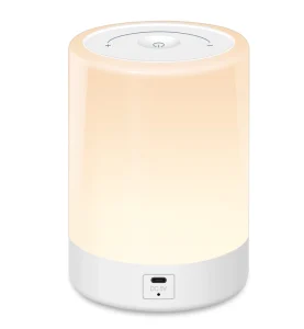 T1 Smart Touch Night Light Dimmable LED Portable Bedside Lamp USB Rechargeable
