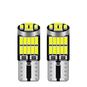 T10 4014 26SMD LED License Plate Light 5W 12V Car Reading Light Bulb Small W5W Indicator Light New for Retrofitting