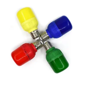 T10 5W 10W 15W LED Bulb, Yellow Green Blue Red