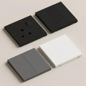 T3 New Design PC Ultra thin Wall Switch Socket Modern Luxury Wall Switch Switches and Socket