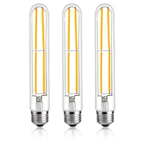 T30 Retro Edison LED Filament Bulb 6W E27 Glass Cover 2700K Warm White Decorative Lamp