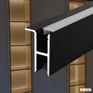 T5 LED Cabinet Light 5mm Die-Cast Aluminum Profile Anodized Surface Gray Black Gold Silver CRI 90
