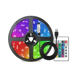 TAIKOO 220V 110V 5 100 Meter IP68 Waterproof RGB Colorful LED Light Strip Strip Lights