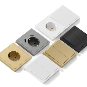 TEP XMK Series EU Standard GCC CE Approval Durable 1 2 3 4 Gang IP20 Fireproof PC Wall Switches