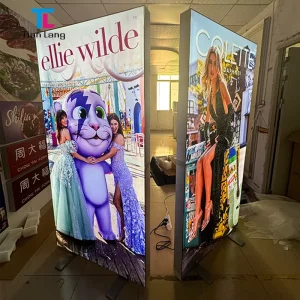 TL001 Aluminum Advertising Light Box 10×20 ft with 10s Assembly LED Poster Exhibition Stand