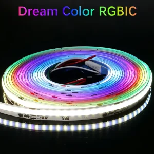 TTL Addressable Dream Color LED Diode WS2811 RGBIC Smart APP Dimmable Copper Landscape Music Sync Rhythm Chasing Light Strip