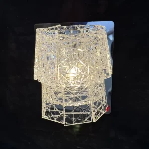 TUILE DE Wall Sconce Lighting Frozen Crystal Glass Bracket Lamp LED Wall Mounted Light for Home Office Living Room