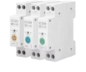 TUYA WiFi Smart switches 1P+N 2P Home Remote Control Metering Monitoring