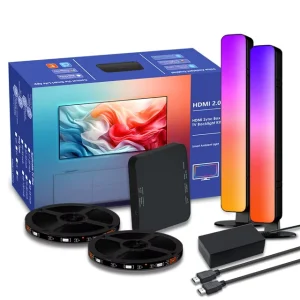 TV Screen-Synchronized Ambient LED Strip Lights USB App Control IP65 Smart Home Lighting