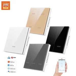 TYSH 1 2 3 4 6 Gang Smart Life Home Wall Switch Tuya Wifi Wireless Remote LED Light Zigbee Network Max 16A Current