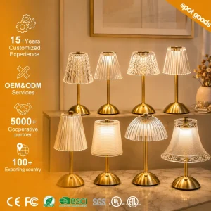 Table Lamp Modern Rechargeable Desk Lamp Restaurant Bar Cordless Dimmable Hotel Led Desk Light
