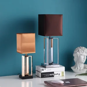 Table Lamps Luxury European Modern Gold Table Lamp Iron Nightstand Bedside Lamp for Hotel Home Room