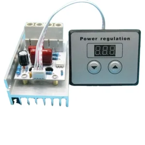 Temperature Motor 10000W 220V AC SCR Voltage Power Regulator Digital Dimmer Speed Control Controller Thermostat Power Regulation