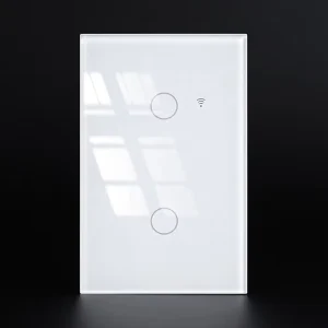 Tempered Glass Touch Panel WiFi Smart Wall Switch No Neutral Wire Required Remote Control Light Switch