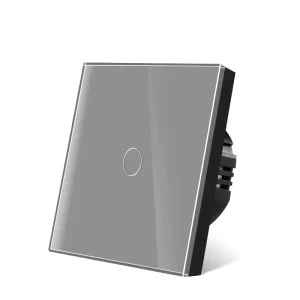 Tempered Glass Touch Wall Switch Single Live Wire Control No Neutral Wire 1 2 3 Gang Home Hotel Light Switch OEM ODM Factory