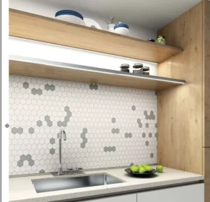 Toolmaster 12V Motion Sensor LED Recessed Cabinet Light 2700K 6000K Color Temp 600 Lumens CRI 80 2 Year Warranty for Board