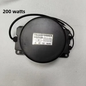 Toroidal Transformer Waterproof Underwater Light Black 220V to 12V/24V AC 60VA 20W-1000W