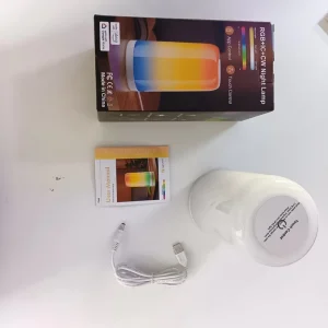 Touch Bedside Lamp Dimmable Night Light USB Night Lamp Multi color Smart Bedside Table Light