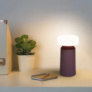 Touch Control Portable Dimmable Creativity Study Desk Reading Desk Lamps LED Table Lamp with Charger for Living Room Bedside