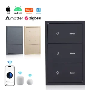 Touch-Control Smart Wall Socket and Switch with Over-Current Protection, AU Standard
