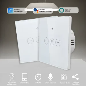 Touch Dimmer WiFi Smart Wall Switch Dimmable Light Switch for Home Automation Remote Control