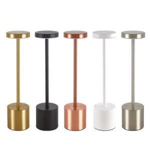 Touch LED Charging Table Lamp Rechargeable Cordless Table Lamp Dimmable Bar Night Light Living Room Decorative Desk Lamp