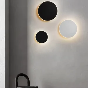 Touch Round Wall Lamp Bedroom Bedside Light Simple Modern Outdoor IP44 Led Lamp Background Wall Decoration Ambience Wall Lamps