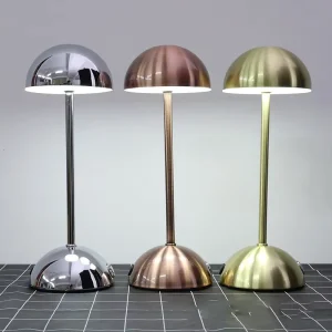 Touch Sensor USB C Rechargeable Portable LED Study Atmosphereled Cordless Table Lamp Retro bar Metal Desk Lamp for Office