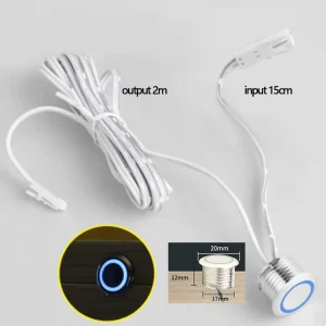 Touch Switch Showcase Cabinet LED Light Control 12V 24V Dimmer Sensor for Cabinet Lighting