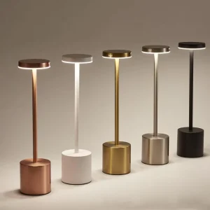 Touch Wireless Table Lamp Retro Bar USB Rechargeable LED Table Lamp Portable Restaurant Decorative Night Lights