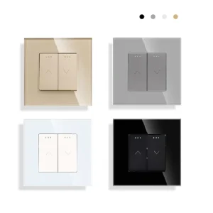 Touchmi 1 2 Gang 86mm Mechanical Push Home Wall Curtain Switch Up Down Curtain Switch