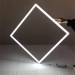 Transparent Aluminum Sheet Laser Engraved LED Panel Light for Home and Office Ceiling Lighting