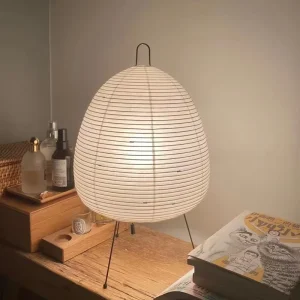 Tripod Floor Lamp Modern Lamps LED Table Lights Japanese Style Paper Art Table Light Modern Tripod Table Desk Lamp Indoor Decor