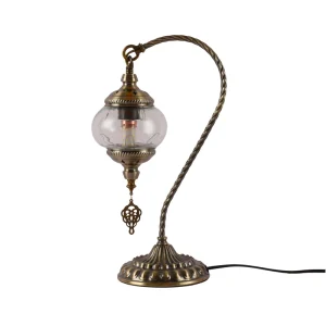 Turkish Style Handmade Studio DIY Mosaic Table Lamp with E14 LED Bulb Design Glass Shade for Parent Child Activity