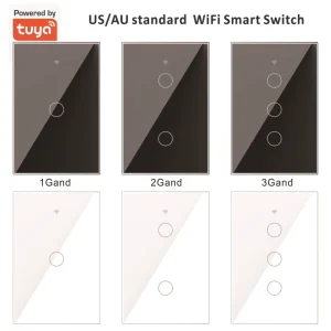Tuya 2way Control Smart Wifi Touch Switch for US AU Vietnam