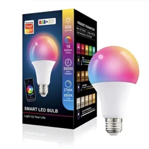 Tuya A60 Smart Light Bulb RGBCW Multi Color LED E27 E26 B22 10W with Smart Life APP and Remote Control