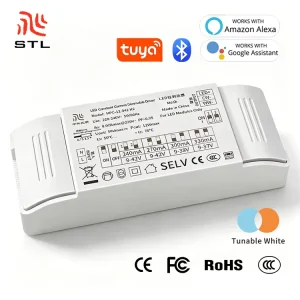Tuya WIFI App Remote Control Mesh CCT Wireless Dimming CCT LED Controller Intelligent LED Driver Transformer
