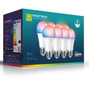 Tuya WiFi Smart LED Light Bulb B22 Alexa CCT Color Adjustment Stepless Dimming E27 Smart Lighting