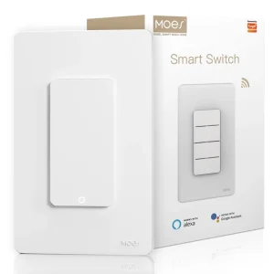 Tuya WiFi Smart Switch, US Version, 1-4 Gang, Ground and Neutral Wire, App Remote Control