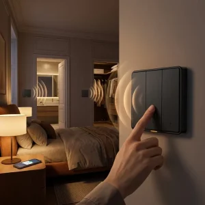 Tuya Zigbee Wall Switch EU No Neutral Single Live Wire Magnetic Relay Memory Function Group Control on Off Works With Alexa