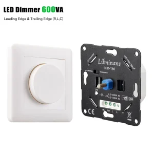 Two-Way Control 220-240V 50Hz Standard Rotary LED Dimmer 600VA